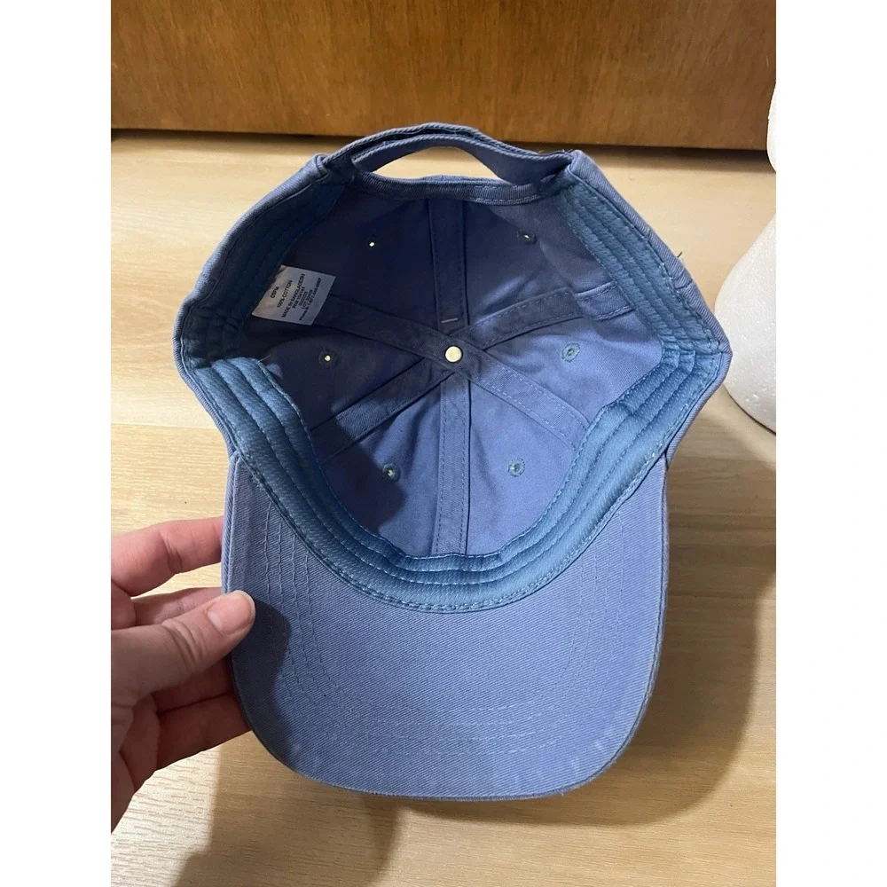 NWT DSG Girls Blue Washed Cotton Baseball Hat One Size Youth Kids‎